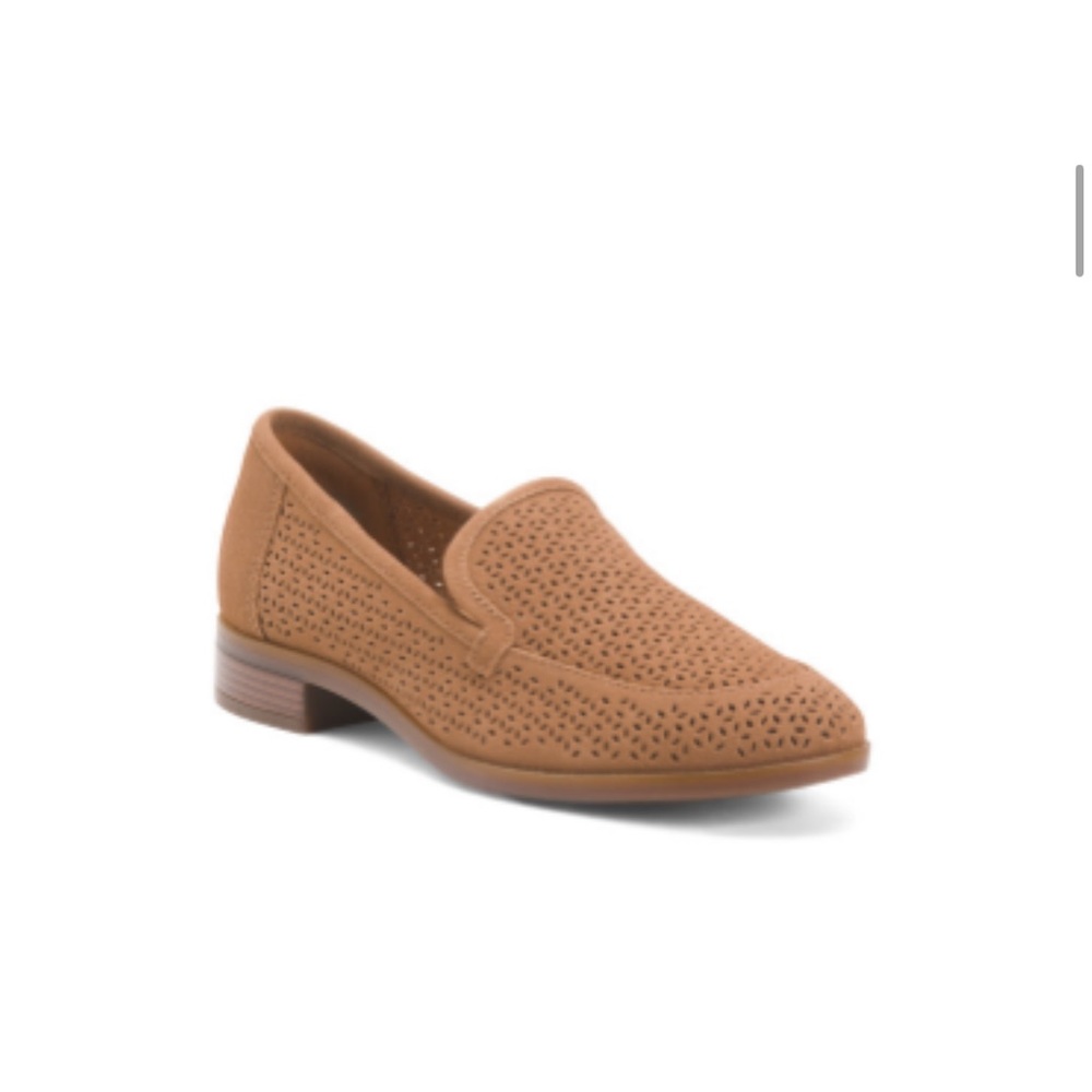 Clarks Women's Brown Perforated Loafers